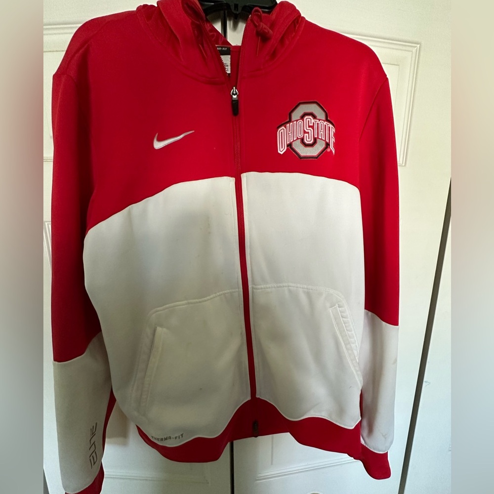 Men’s Nike Ohio State Therma-Fit Zip Up Hoodie